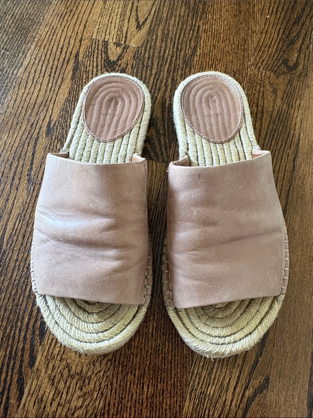 Frye Blush Suede Slip-On Espadrille Mules